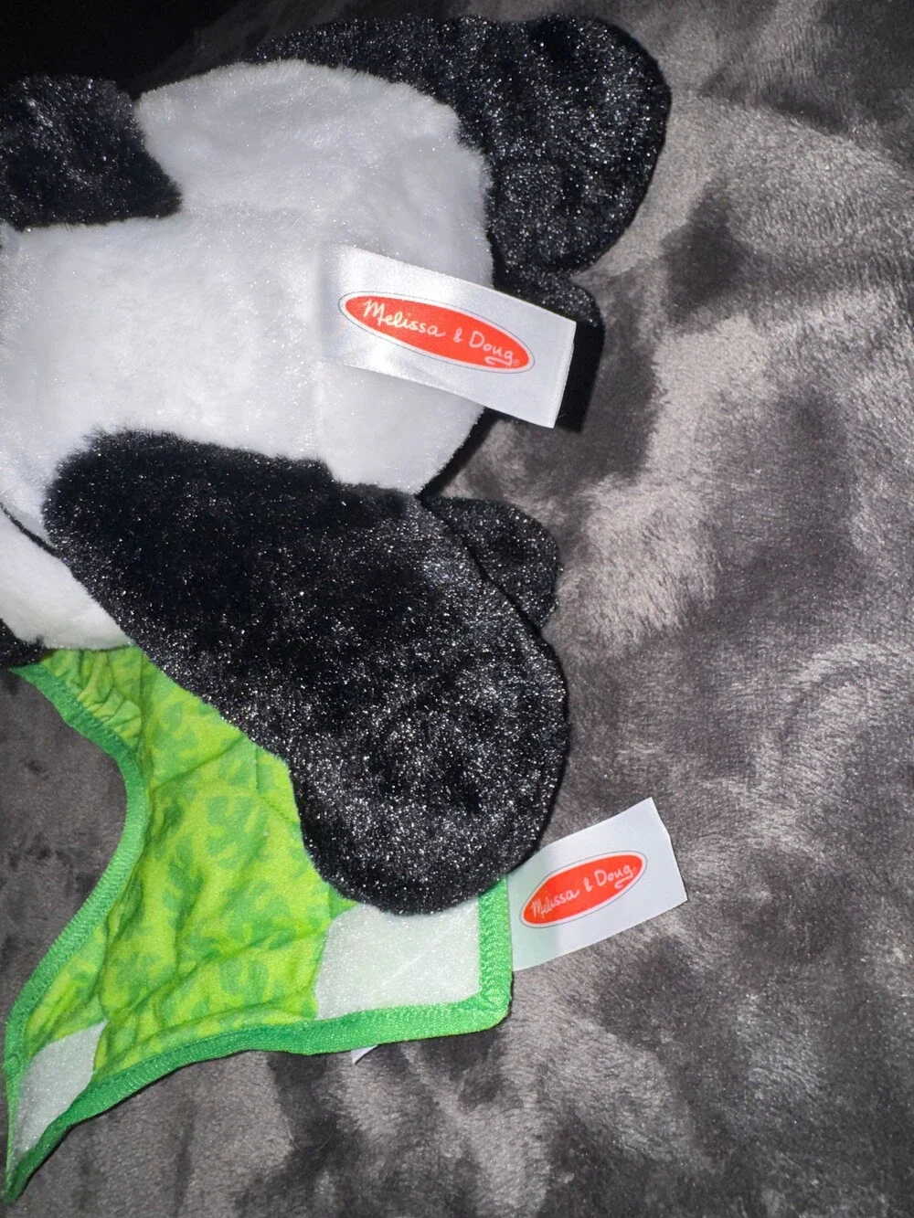 Melissa & Doug Panda Plush with Removable Green Clothing Soft Stuffed Animal Toy